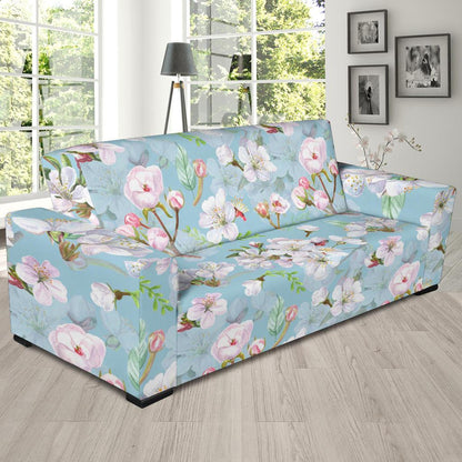 Apple blossom Pattern Print Design AB06 Sofa Slipcover-JORJUNE.COM
