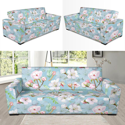 Apple blossom Pattern Print Design AB06 Sofa Slipcover-JORJUNE.COM