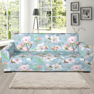 Apple blossom Pattern Print Design AB06 Sofa Slipcover-JORJUNE.COM