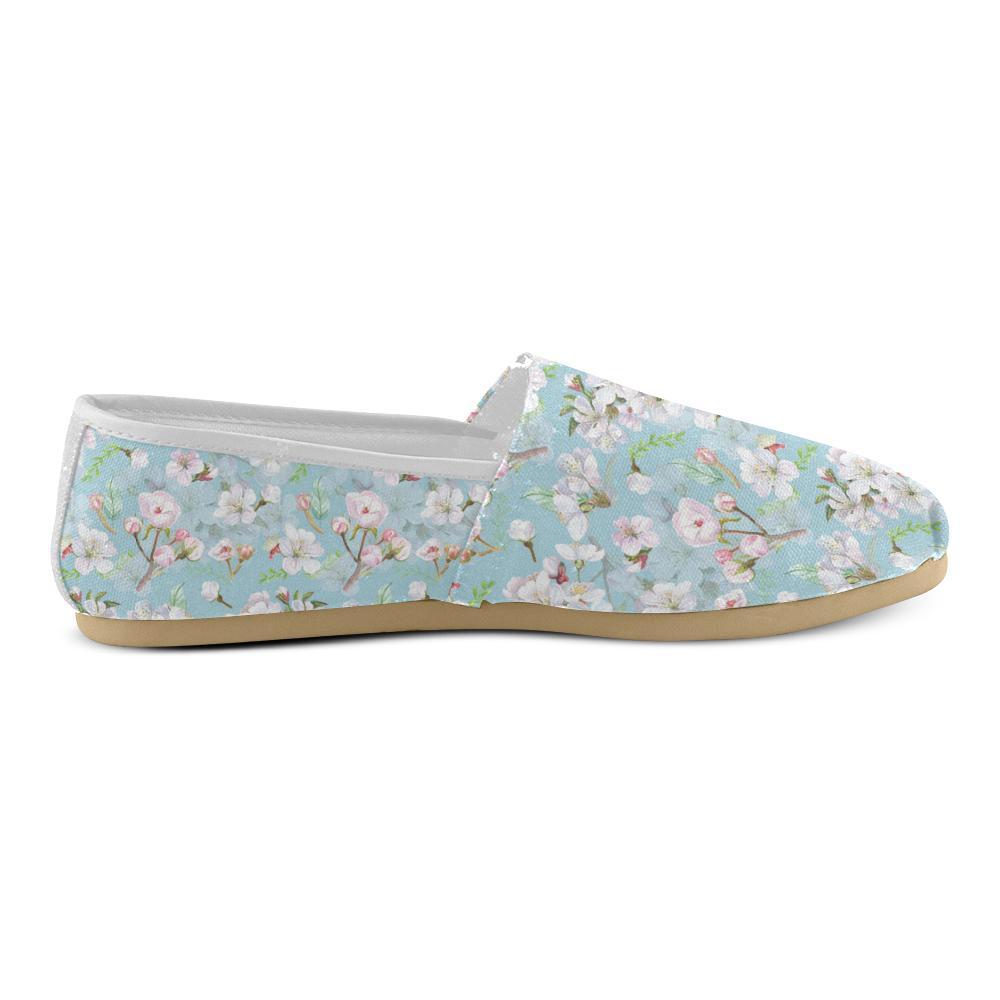 Apple blossom Pattern Print Design AB06 Women Casual Shoes-JorJune.com