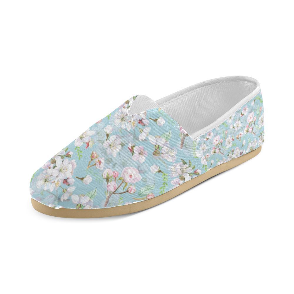 Apple blossom Pattern Print Design AB06 Women Casual Shoes-JorJune.com