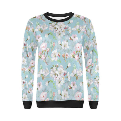 Apple blossom Pattern Print Design AB06 Women Long Sleeve Sweatshirt-JorJune