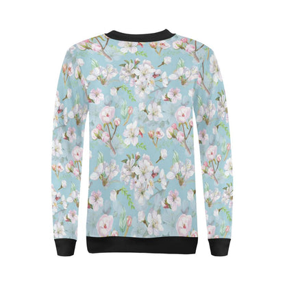 Apple blossom Pattern Print Design AB06 Women Long Sleeve Sweatshirt-JorJune