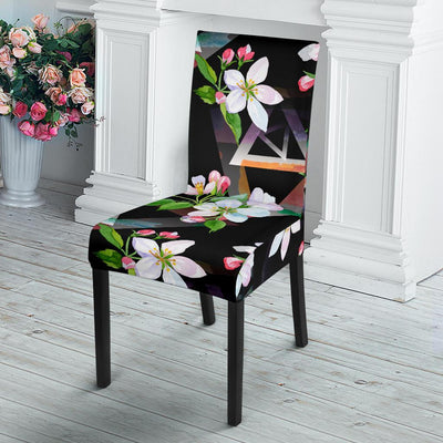 Apple blossom Pattern Print Design AB07 Dining Chair Slipcover-JORJUNE.COM