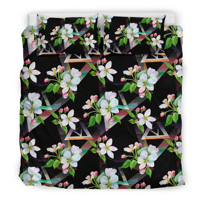 Apple Blossom Pattern Print Design AB07 Duvet Cover Bedding Set-JORJUNE.COM