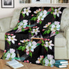 Apple blossom Pattern Print Design AB07 Fleece Blankete