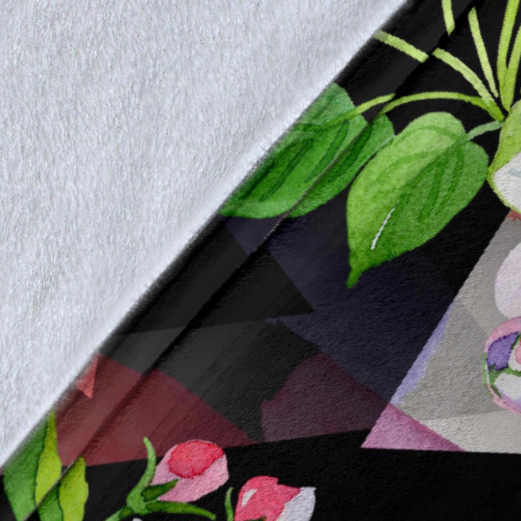 Apple blossom Pattern Print Design AB07 Fleece Blankete