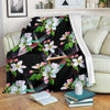 Apple blossom Pattern Print Design AB07 Fleece Blankete