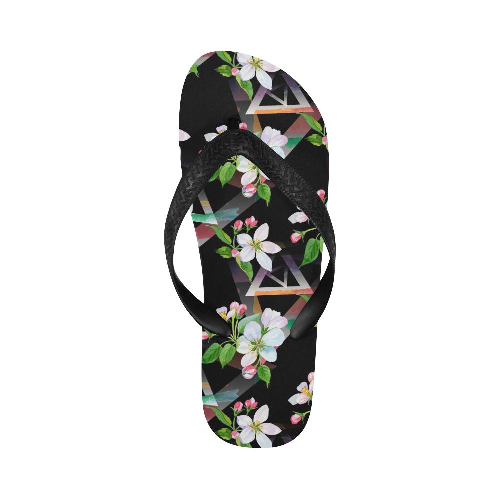 Apple blossom Pattern Print Design AB07 Flip Flops-JorJune