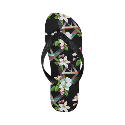 Apple blossom Pattern Print Design AB07 Flip Flops-JorJune