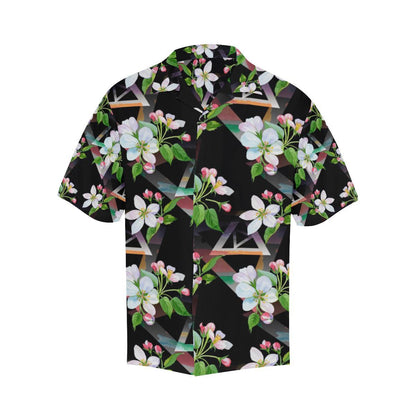 Apple blossom Pattern Print Design AB07 Men Hawaiian Shirt-JorJune
