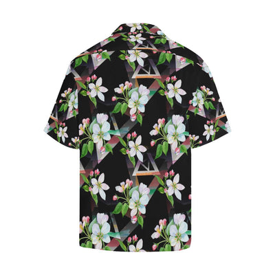 Apple blossom Pattern Print Design AB07 Men Hawaiian Shirt-JorJune