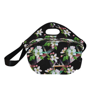 Apple blossom Pattern Print Design AB07 Neoprene Lunch Bag-JorJune