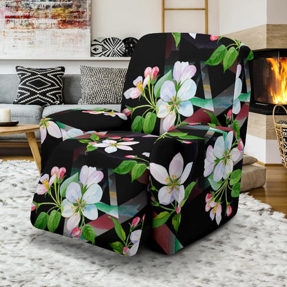 Apple blossom Pattern Print Design AB07 Recliner Slipcover-JORJUNE.COM