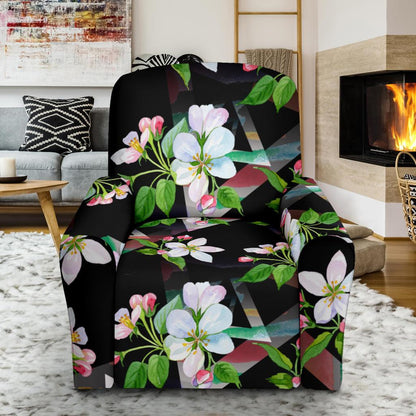 Apple blossom Pattern Print Design AB07 Recliner Slipcover-JORJUNE.COM