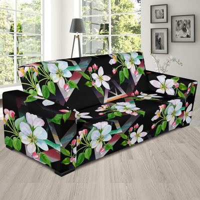 Apple blossom Pattern Print Design AB07 Sofa Slipcover-JORJUNE.COM