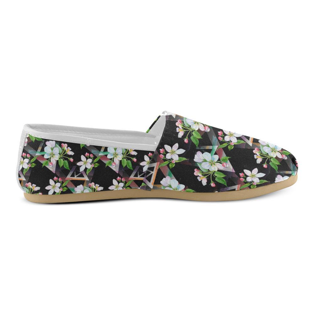 Apple blossom Pattern Print Design AB07 Women Casual Shoes-JorJune.com