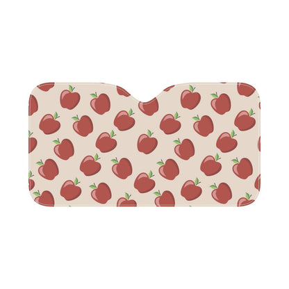 Apple Pattern Print Design AP01 Car Sun Shade-JorJune