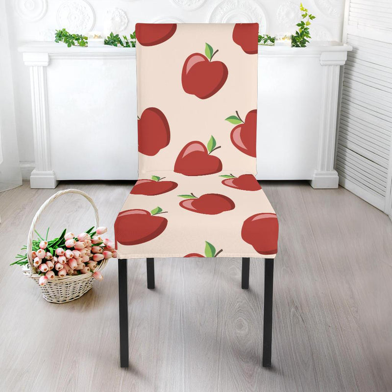 Apple Pattern Print Design AP01 Dining Chair Slipcover-JORJUNE.COM