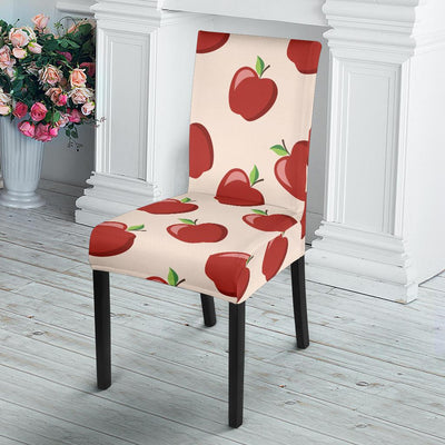 Apple Pattern Print Design AP01 Dining Chair Slipcover-JORJUNE.COM