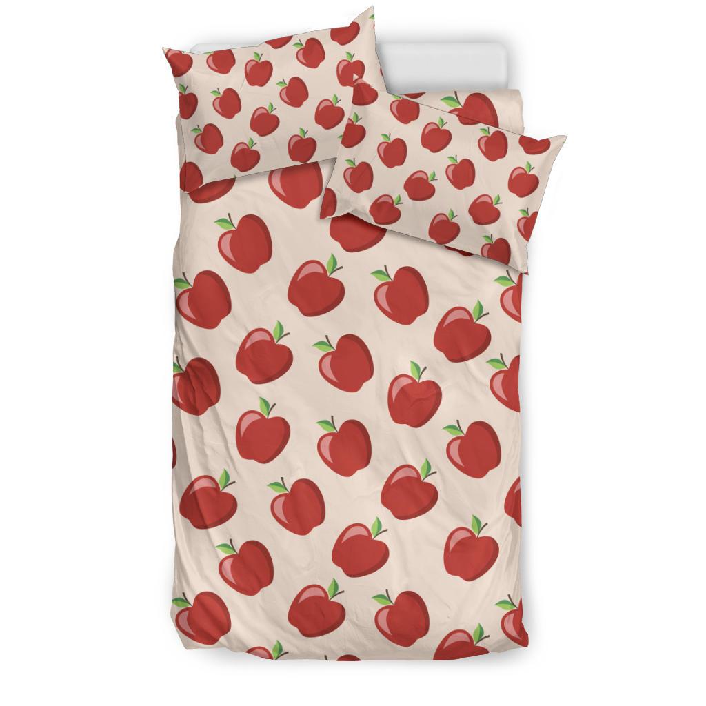 Apple Pattern Print Design AP01 Duvet Cover Bedding Set-JORJUNE.COM