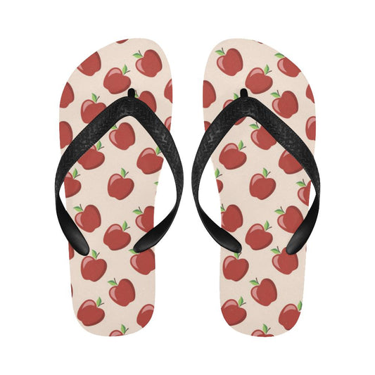 Apple Pattern Print Design AP01 Flip Flops-JorJune