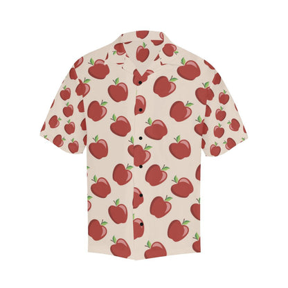 Apple Pattern Print Design AP01 Men Hawaiian Shirt-JorJune
