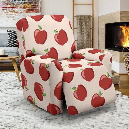 Apple Pattern Print Design AP01 Recliner Slipcover-JORJUNE.COM
