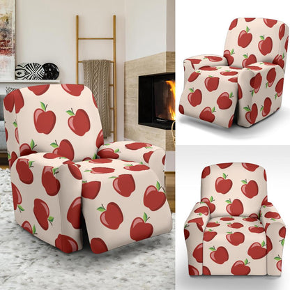 Apple Pattern Print Design AP01 Recliner Slipcover-JORJUNE.COM