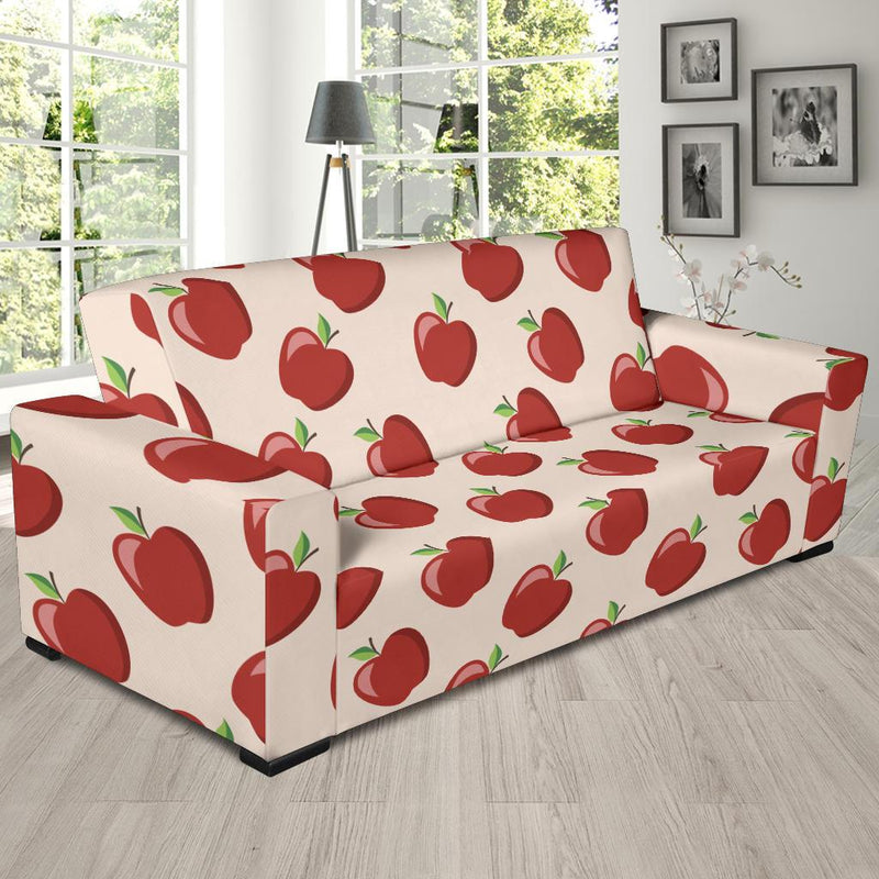 Apple Pattern Print Design AP01 Sofa Slipcover-JORJUNE.COM