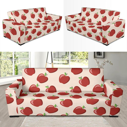 Apple Pattern Print Design AP01 Sofa Slipcover-JORJUNE.COM