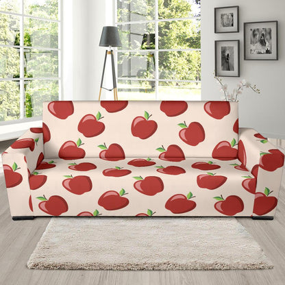 Apple Pattern Print Design AP01 Sofa Slipcover-JORJUNE.COM