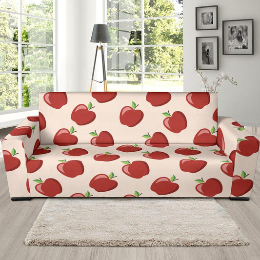 Apple Pattern Print Design AP01 Sofa Slipcover-JORJUNE.COM