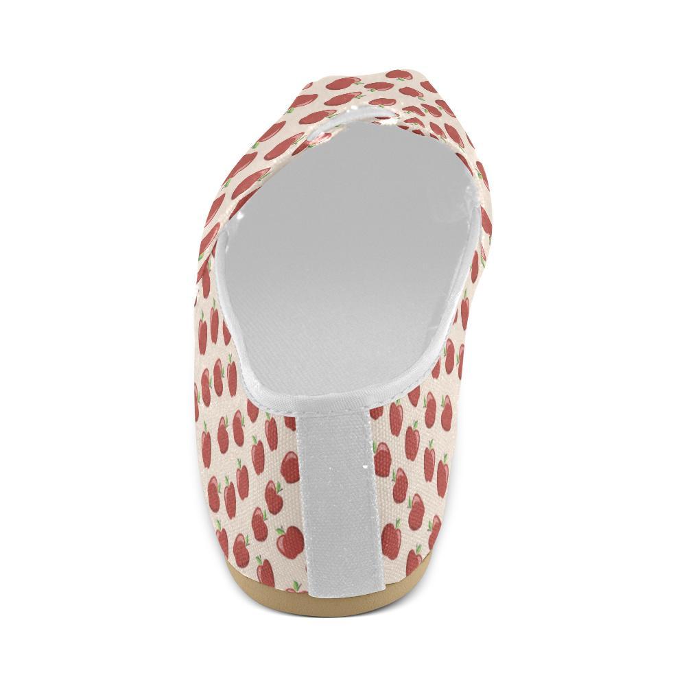 Apple Pattern Print Design AP01 Women Casual Shoes-JorJune.com
