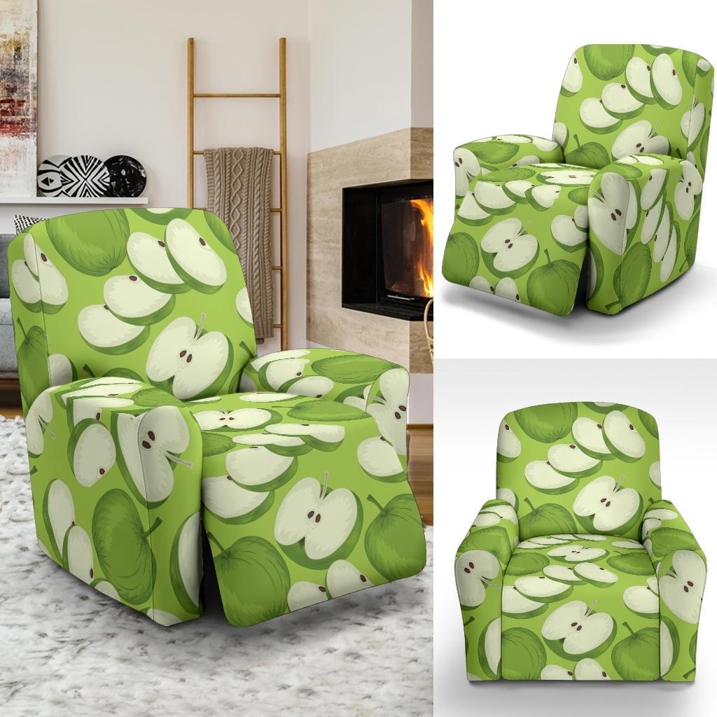 Apple Pattern Print Design AP010 Recliner Slipcover-JORJUNE.COM