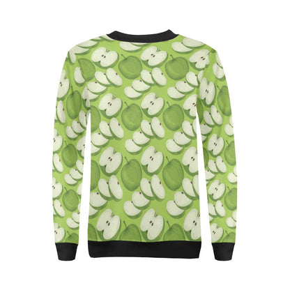 Apple Pattern Print Design AP010 Women Long Sleeve Sweatshirt-JorJune