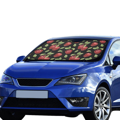 Apple Pattern Print Design AP011 Car Sun Shade-JorJune