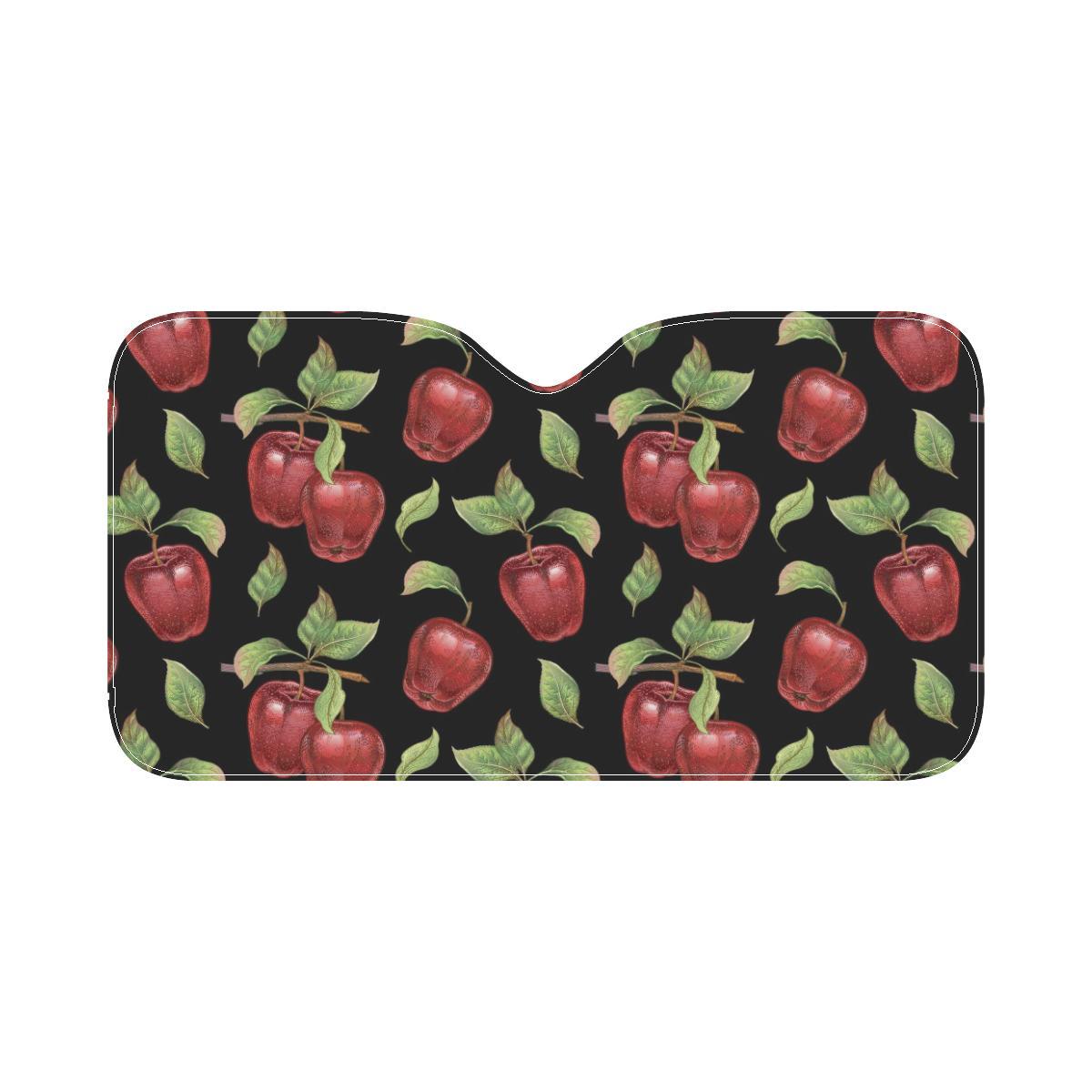Apple Pattern Print Design AP011 Car Sun Shade-JorJune