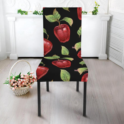 Apple Pattern Print Design AP011 Dining Chair Slipcover-JORJUNE.COM