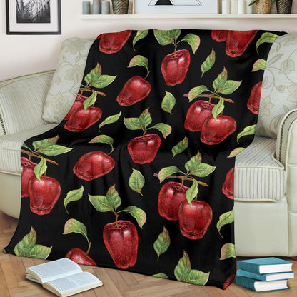 Apple Pattern Print Design AP011 Fleece Blankete