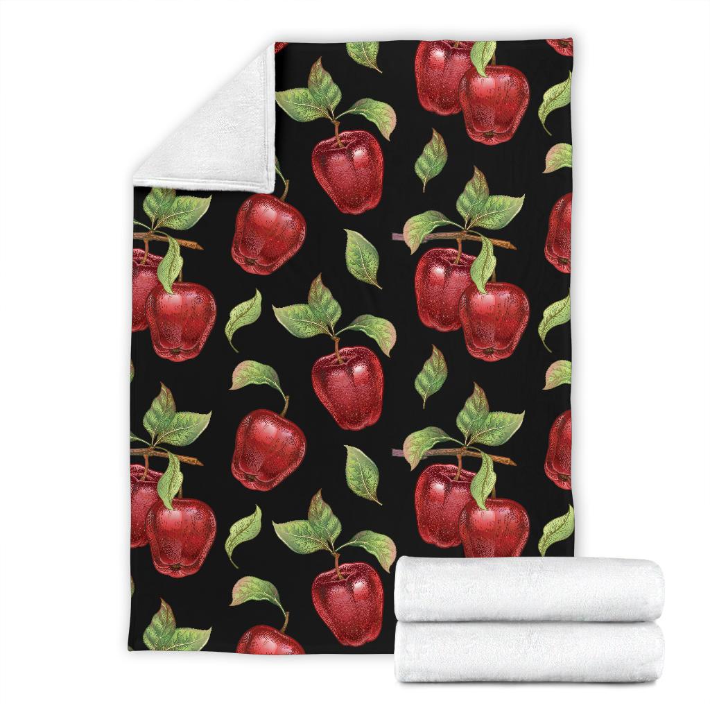 Apple Pattern Print Design AP011 Fleece Blankete