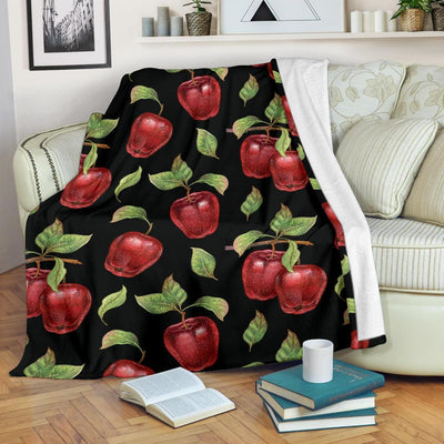 Apple Pattern Print Design AP011 Fleece Blankete