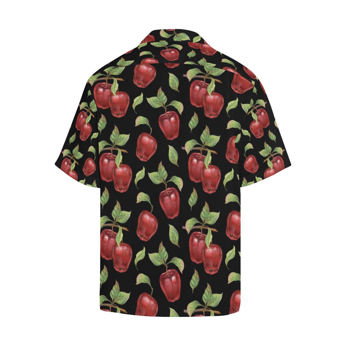 Apple Pattern Print Design AP011 Men Hawaiian Shirt-JorJune