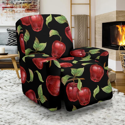 Apple Pattern Print Design AP011 Recliner Slipcover-JORJUNE.COM