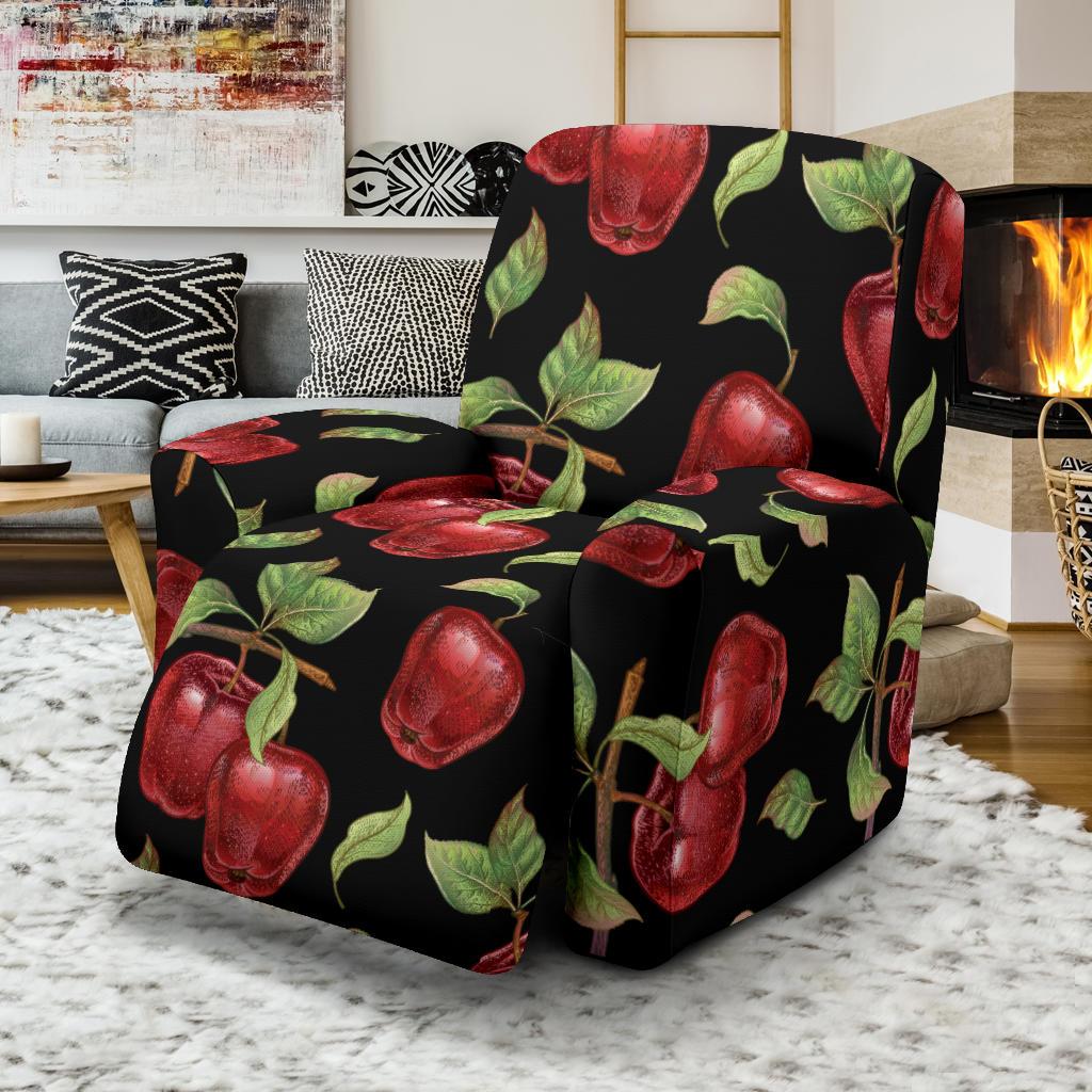 Apple Pattern Print Design AP011 Recliner Slipcover-JORJUNE.COM