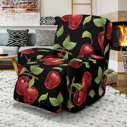 Apple Pattern Print Design AP011 Recliner Slipcover-JORJUNE.COM