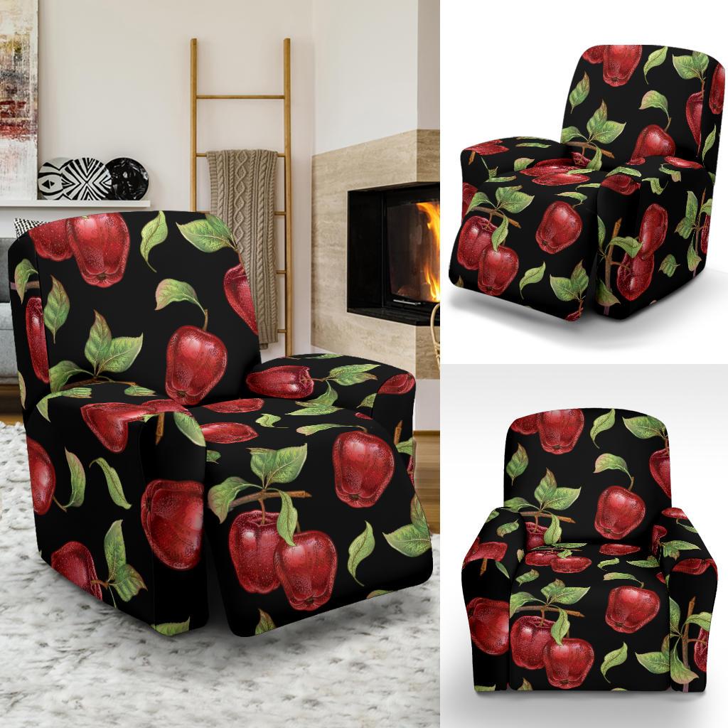 Apple Pattern Print Design AP011 Recliner Slipcover-JORJUNE.COM