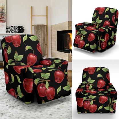 Apple Pattern Print Design AP011 Recliner Slipcover-JORJUNE.COM