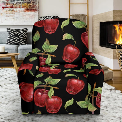 Apple Pattern Print Design AP011 Recliner Slipcover-JORJUNE.COM