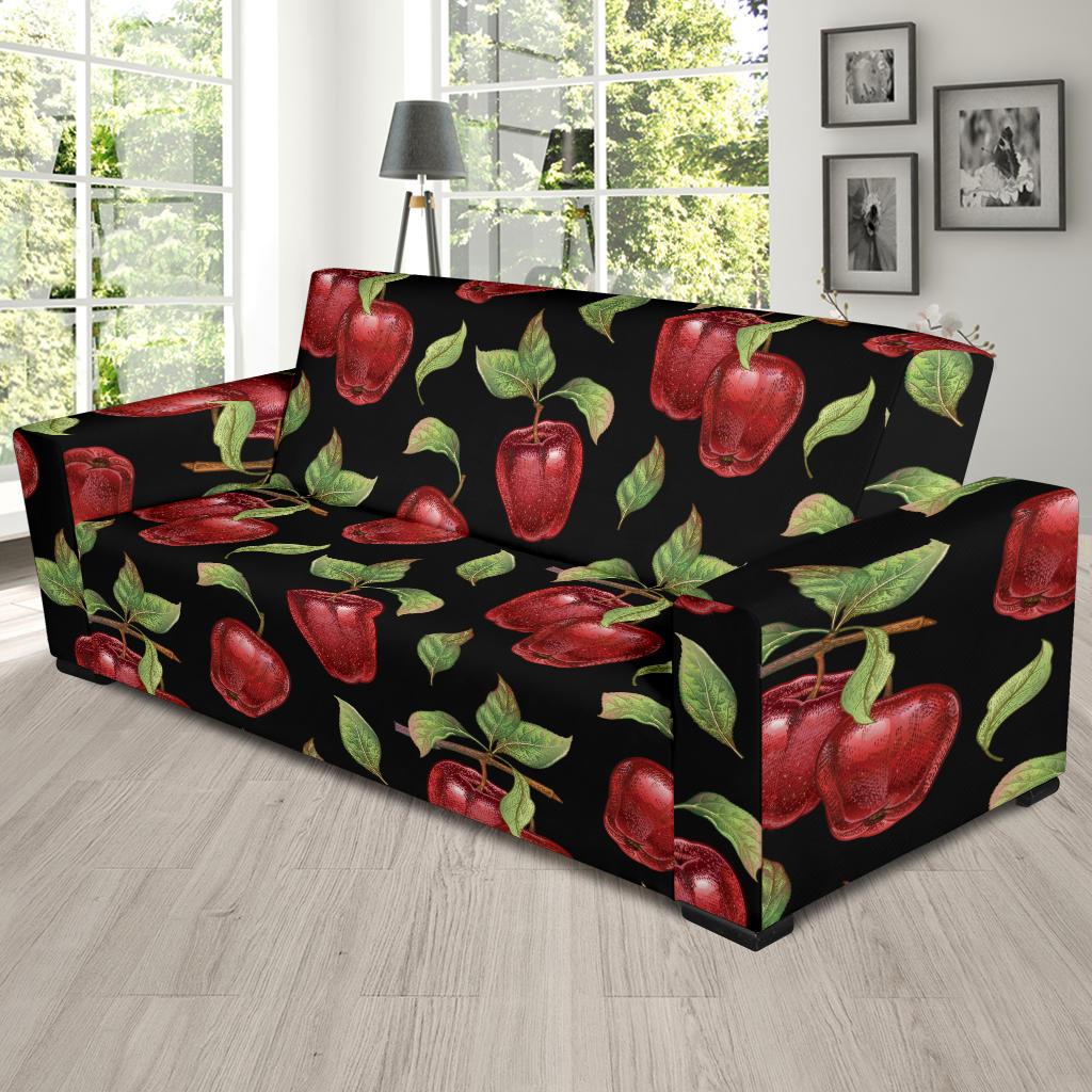 Apple Pattern Print Design AP011 Sofa Slipcover-JORJUNE.COM